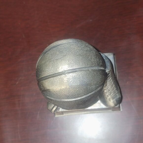 Basketball Silver Resin Trophy Bust Sports Gift Basketball Player Team Player - Picture 5 of 12